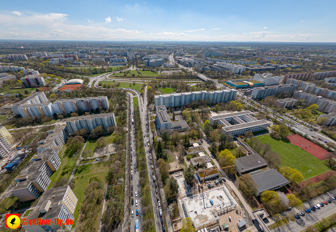 21.04.2023 - Baustelle Haus für Kinder in Neuperlach
